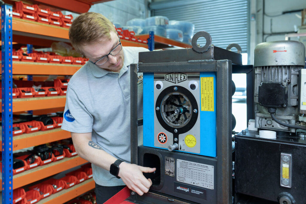 Hydraulic hose manufacturing in Andover